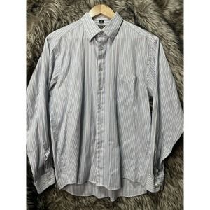 Giorgio‎ Armani Le Collezoni Long Sleve Button Up Men's Shirt Size 16 1/2